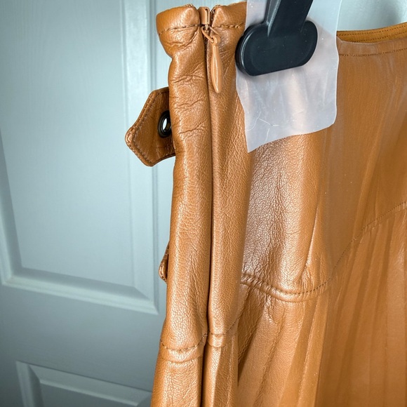 Caballero - Vegan Leather - Hendrix Skirt - Tobacco - NWT - Picture 6 of 8